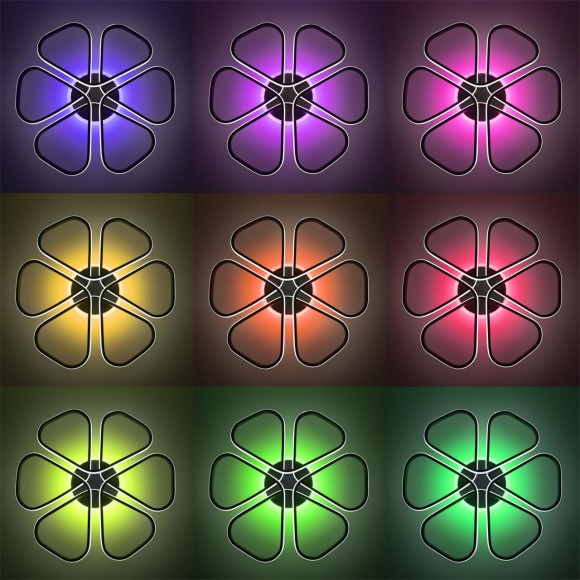 Потолочная светодиодная люстра Citilux Сезар Смарт CL233A275E