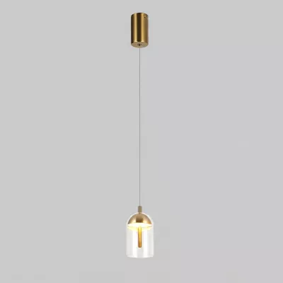 Подвесной светильник Eurosvet Palm 201056/1 LED латунь a072228