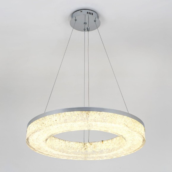 Подвесная светодиодная люстра с пультом управления Modelux MS.9020.600 CR