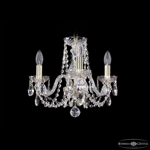 Подвесная люстра Bohemia Ivele Crystal 1402/3/141 G