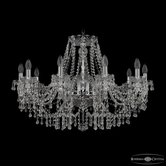 Подвесная люстра Bohemia Ivele Crystal 1410/10/300 Ni V0300