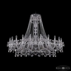 Подвесная люстра Bohemia Ivele Crystal 1411/24/530 Ni