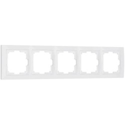 Рамка на 5 постов Werkel Snabb basic белый W0052001 4690389161452