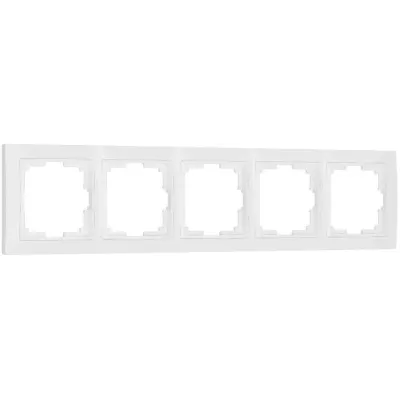 Рамка на 5 постов Werkel Snabb basic белый W0052001 4690389161452