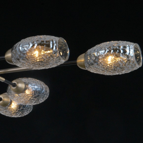 Люстра на штанге Illumico IL0255-8CSQ-79 BK AB