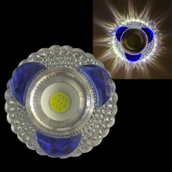 Встраиваемый светильник Reluce 42240-9.0-001PL MR16+LED3W CL/BL