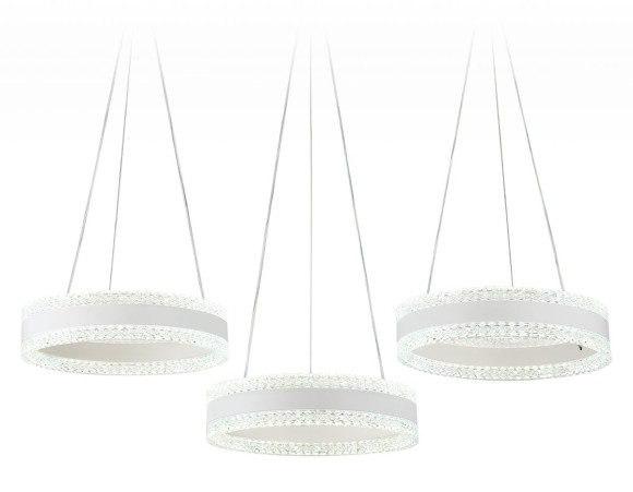 Подвесная светодиодная люстра с пультом управления Ambrella Light ACRYLICA FA6206