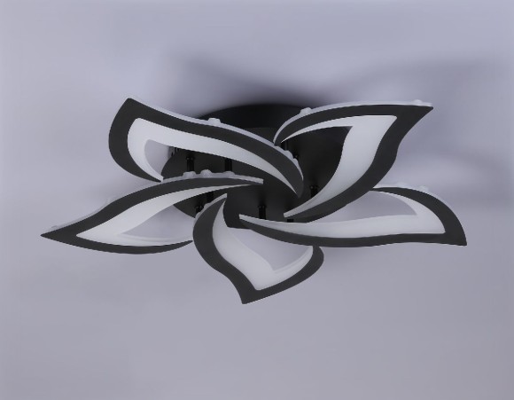 Потолочная светодиодная люстра с пультом управления Ambrella Light ACRYLICA FA4472