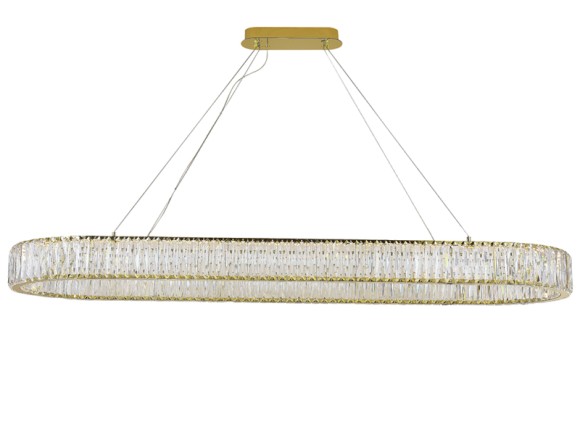 Подвесная светодиодная люстра Newport 8240 8240/140 oval gold