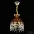 Подвесной светильник Bohemia Ivele Crystal 5478/22 G Amber/M-1G Drops