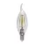 Лампа светодиодная филаментная Uniel E14 5W 3000K прозрачная LED-CW35-5W/WW/E14/CL/MB GLM10TR UL-00002368