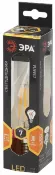 Лампа светодиодная Эра E14 7W 2700K F-LED BXS-7W-827-E14 Б0027944, упаковка