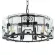 Подвесная люстра Lightstar Novara 713267, Черный, Прозрачный, Металл