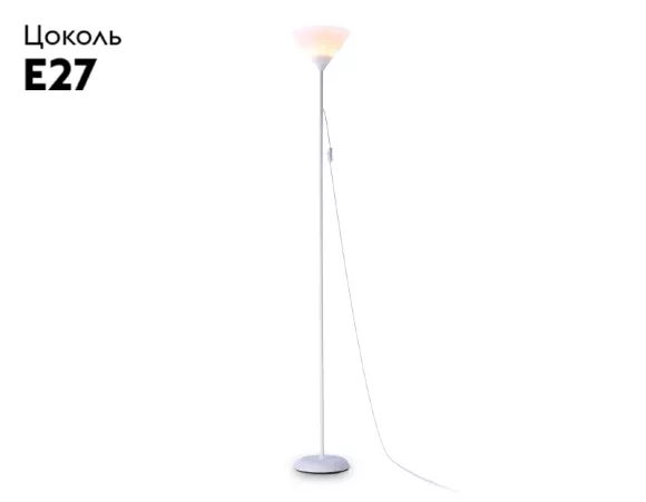 Торшер Ambrella Light Floor TR97612, Белый, Металл, Пластик, крупный план основания Торшер Ambrella Light Floor TR97612, Белый, Металл, Пластик, крупный план основания