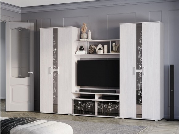 Шкаф платяной Флоренция BTS_00-00164532