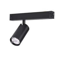 Трековый однофазный светильник AM Group Plain Opal AM589 20W 3000K BK