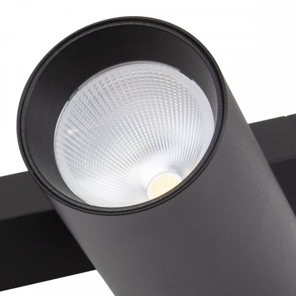 Трековый однофазный светильник AM Group Plain Opal AM589 20W 3000K BK