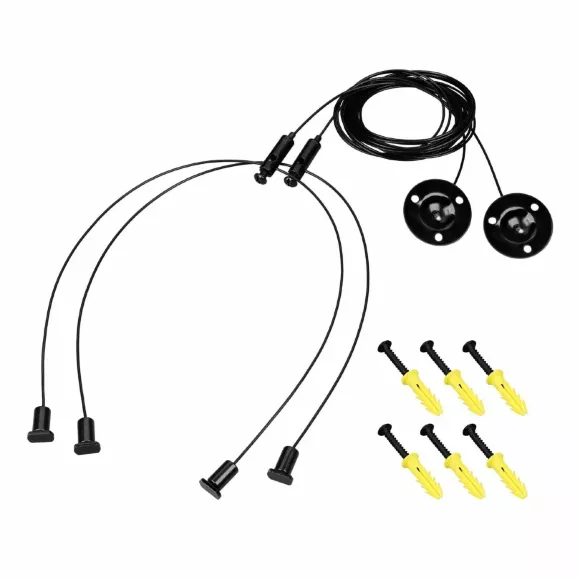 Подвес Arlight LINE-6070 2x2m Set BLACK (Pad 9x2mm) 056257 Подвес Arlight LINE-6070 2x2m Set BLACK (Pad 9x2mm) 056257