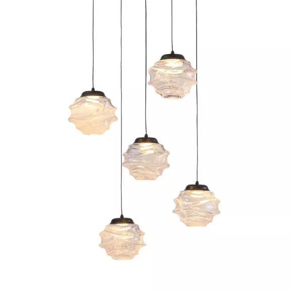 Подвесной светильник Delight Collection MD25030003-5A matt black/clear Подвесной светильник Delight Collection MD25030003-5A matt black/clear