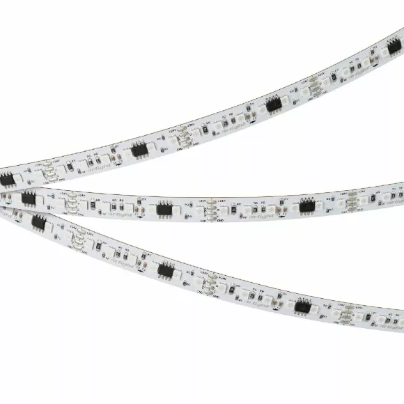 Светодиодная лента Arlight SPI-A120-10mm 24V RGB-PX6-BPT (23 W/m, IP20, 2835, 5m) 046871 Светодиодная лента Arlight SPI-A120-10mm 24V RGB-PX6-BPT (23 W/m, IP20, 2835, 5m) 046871