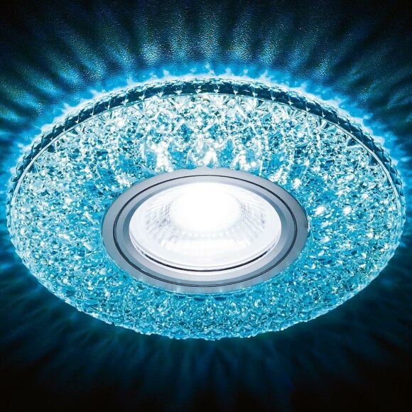 Встраиваемый светодиодный светильник Ambrella Light Led S333 BK/CLD Встраиваемый светодиодный светильник Ambrella Light Led S333 BK/CLD