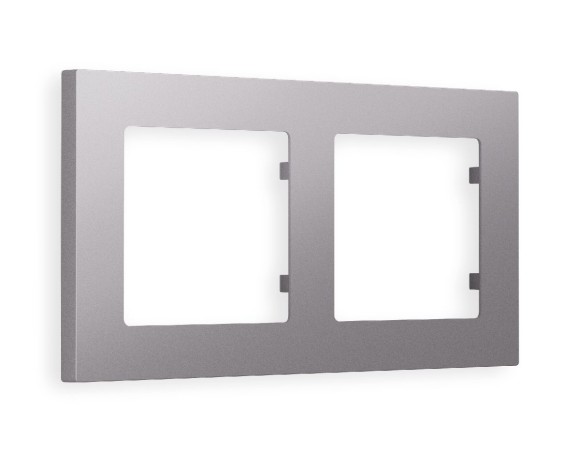 Рамка двухместная Ambrella Volt Techno AF220502