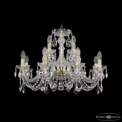 Подвесная люстра Bohemia Ivele Crystal 1402/8+4/240 G