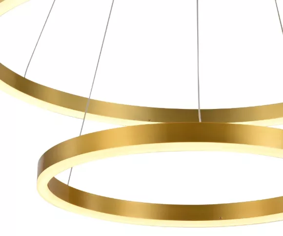 Подвесной светильник Kink Light Тор 08219,36A(3000K), Золото, Белый, Теплый белый