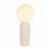 Настольная лампа Arlight SP-SILKA-TAB-R150-6W Warm2700 (WH, 330 deg, 230V, TOUCH-DIM) (IP20, Натуральный шелк) 056890