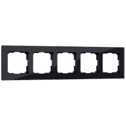 Рамка Werkel Favorit на 5 постов черный W0051108 4690389160110