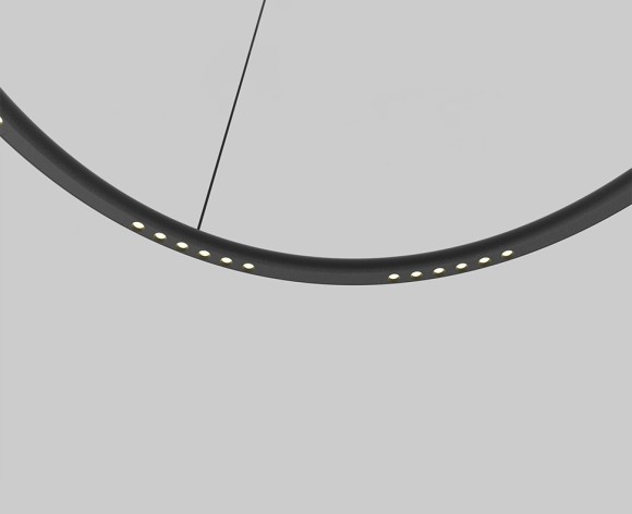 Подвесная светодиодная люстра Italline IT013-6022 black 3000K