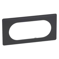 Рамка 4/5-модульная Legrand Celiane черная перкаль 066745