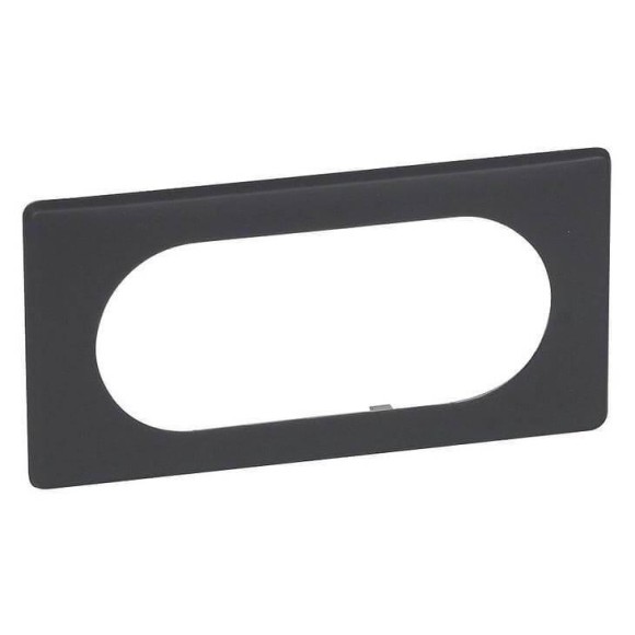 Рамка 4/5-модульная Legrand Celiane черная перкаль 066745