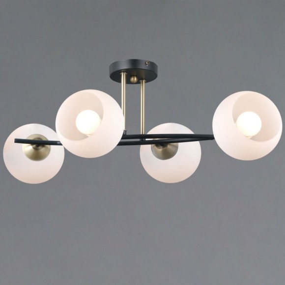 Потолочная люстра Illumico IL0798-4CSQ-25 BK AB TRENTO