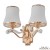 Бра Arte Milano Florentia-3987 303987/2W Wh/Gd