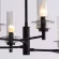 Люстра на штанге Illumico IL2216-6PLS-24 HIGHBALL, Черный, Дымчатый, Металл, крупный план