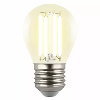 Лампа светодиодная филаментная Uniel LED-G45-4W/3000K/E27/CL GLY01TR UL-00011940