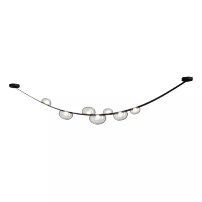 Подвесной светодиодный светильник Crystal Lux Bosque SP7 L3000 Black/Transparent