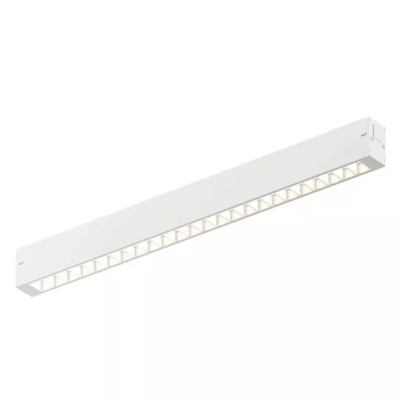 Трековый однофазный светильник Denkirs Smart Grill DK8002-CONN-WH, Белый, От теплого до холодного, Алюминий, светодиодный модуль