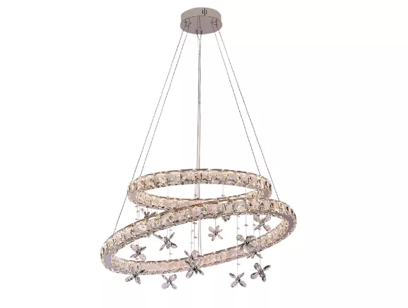 Подвесная люстра Newport 8120/77 chrome М0069603, Хром, Прозрачный, Теплый белый Подвесная люстра Newport 8120/77 chrome М0069603, Хром, Прозрачный, Теплый белый
