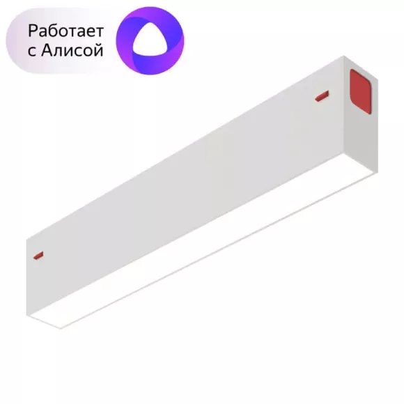 Трековый светильник Denkirs Smart DK8003-WH, вид снизу Трековый светильник Denkirs Smart DK8003-WH, вид снизу