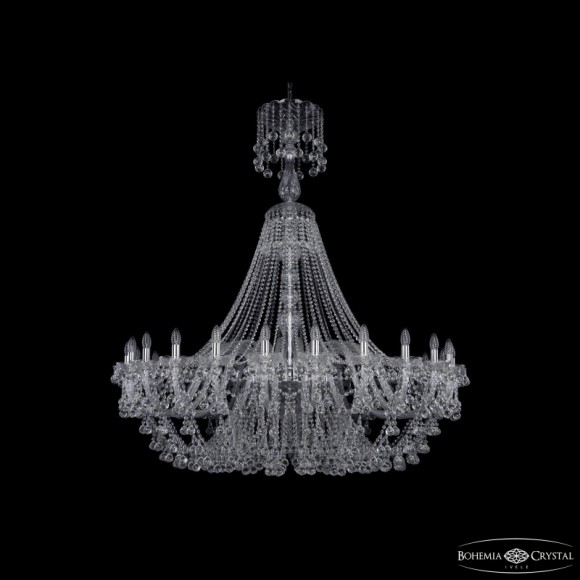 Подвесная люстра Bohemia Ivele Crystal 1409/24/530/XL-160 Ni