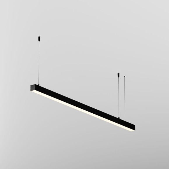 Линейный подвесной светильник Maytoni Technical 3000K 35x35 (Черный, 1 м) LL312011