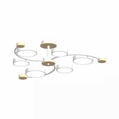 Люстра на штанге LED4U L3207-840 WH