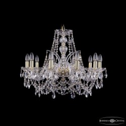 Подвесная люстра Bohemia Ivele Crystal 1411/10/240 G