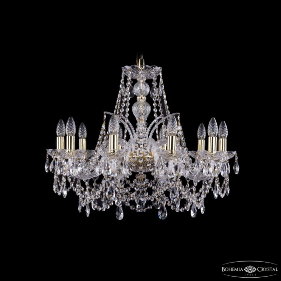 Подвесная люстра Bohemia Ivele Crystal 1411/10/240 G