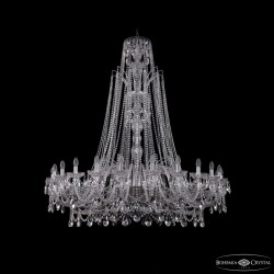 Подвесная люстра Bohemia Ivele Crystal 1411/24/530/XL-163 Ni