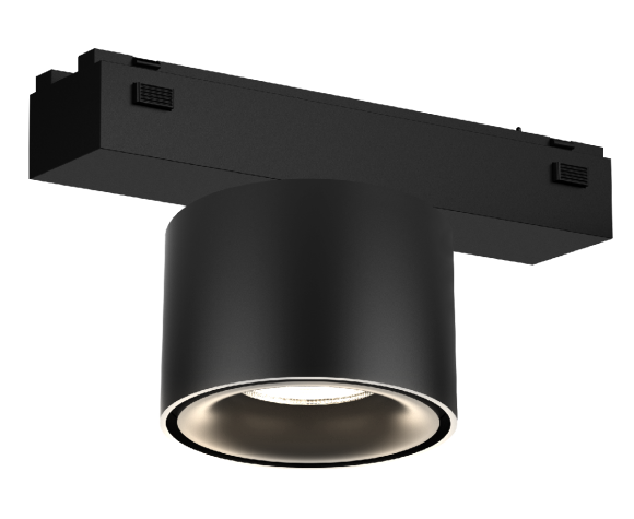 Трековый магнитный светильник iLedex Vision 4825-049-D74-10W-60DG-4000K-BK