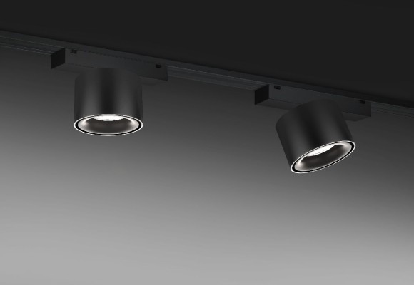 Трековый магнитный светильник iLedex Vision 4825-049-D74-10W-60DG-4000K-BK