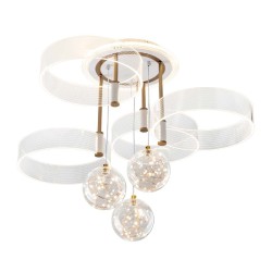 Потолочная светодиодная люстра с пультом управления LED4U L1040-750 WT